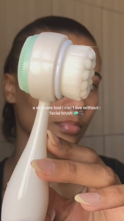 2-in-1 Double-Sided Silicone Face Brush